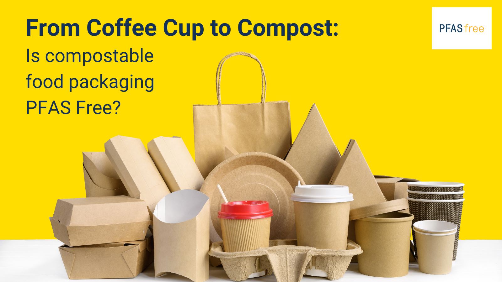 Compostable food packaging is becoming a increasingly popular alternative to single use plastic, but PFAS in compostable packaging can enter into the environment