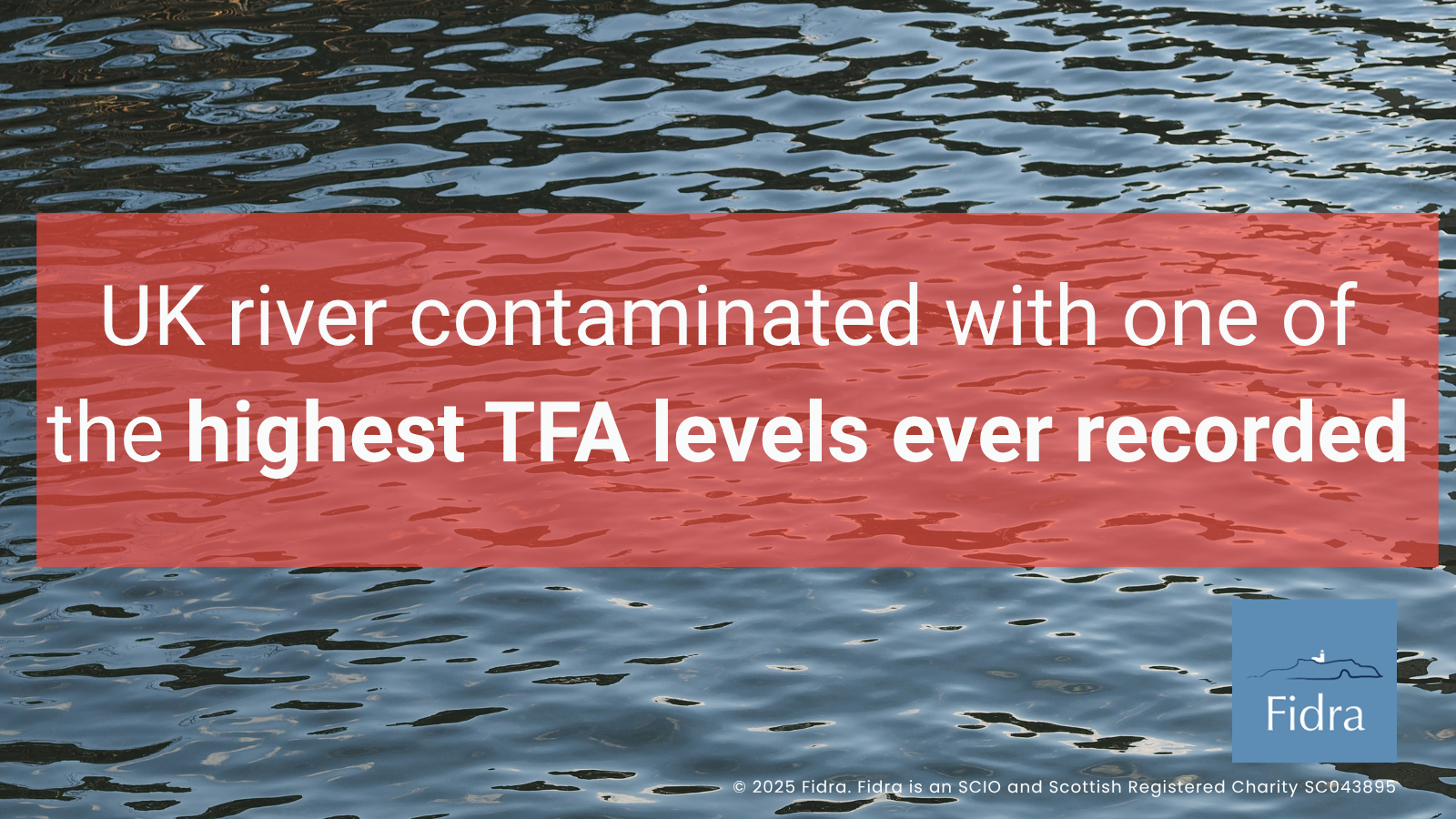 TFA was detected at 98% of the 54 sites tested, with some concentrations among the highest ever recorded globally.